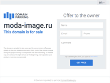 Tablet Screenshot of moda-image.ru